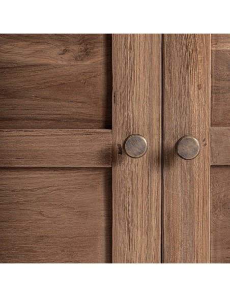 Vitrina Helmond de Madera Recuperada en Color Marrón – Vical Home