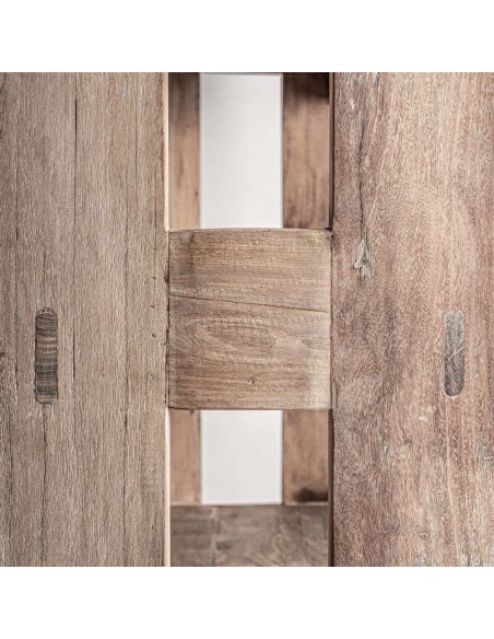 Estantería Helmond de Vical Home en madera recuperada estilo rústico