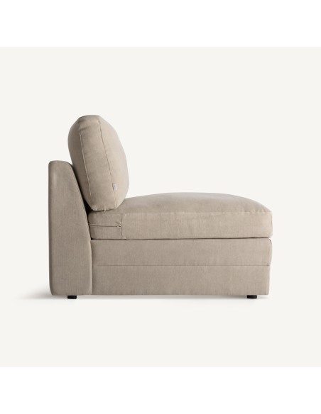 Módulo Sofá Central Otley de Vical Home en poliéster topo