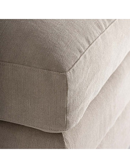 Módulo Sofá Reposapiés Otley de Vical Home en poliéster topo – Luba Hogar