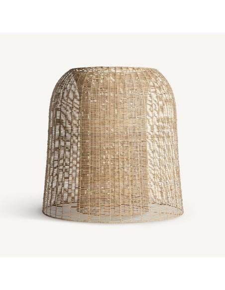 Macetero Malla de VICAL Home – Ratán natural y hierro | Elegancia y calidez artesanal