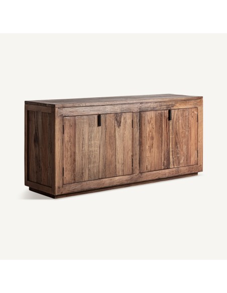 Aparador Selby de VICAL Home – Madera recuperada y hierro negro | Estilo rústico elegante y contemporáneo