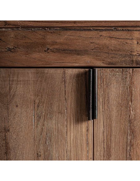 Aparador Selby de VICAL Home – Madera recuperada y hierro negro | Estilo rústico elegante y contemporáneo