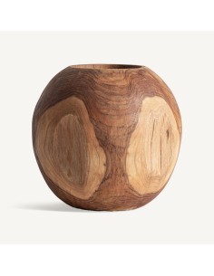 Jarrón Humble de VICAL Home – Madera de teka marrón |...