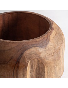 Jarrón de VICAL Home – Madera de teka marrón | Diseño... 2