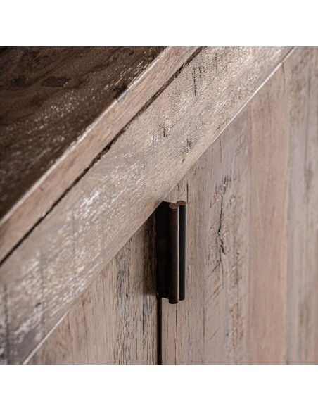 Mueble TV Selby de VICAL Home – Madera recuperada y hierro negro | Estilo rústico e industrial elegante