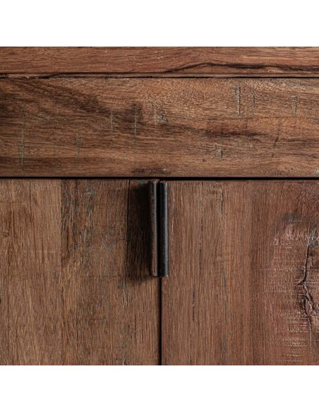 Mueble TV Selby de VICAL Home – Madera recuperada y hierro negro | Estilo rústico e industrial elegante