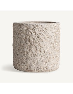 Macetero de VICAL Home – Cemento blanco y fibra de vidrio...