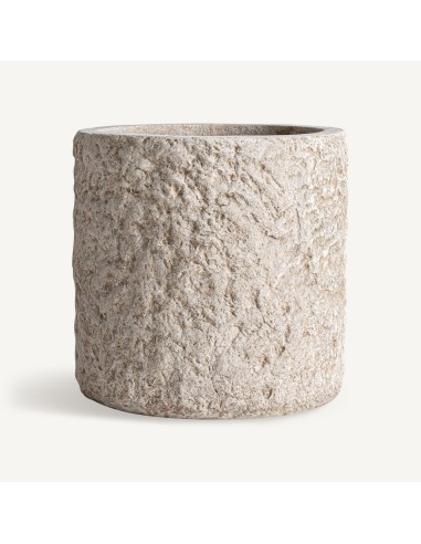 Macetero de VICAL Home – Cemento blanco y fibra...