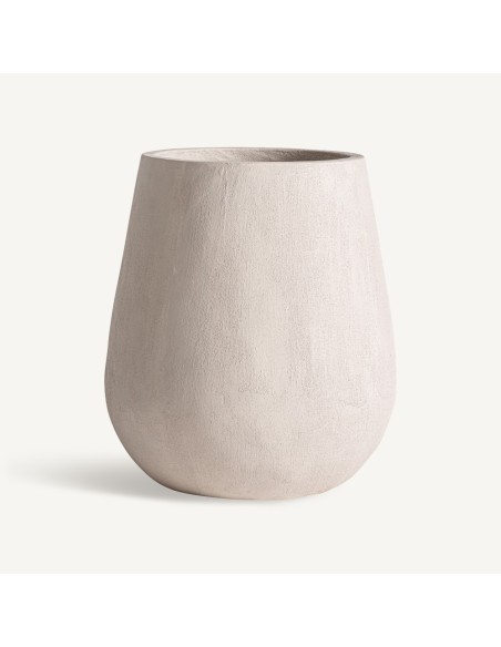 Tinaja de VICAL Home – Cemento beige y fibra de vidrio | Diseño moderno y natural
