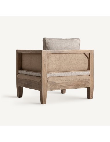 Sillón Vical Home en Madera de Abedul y Lino –...