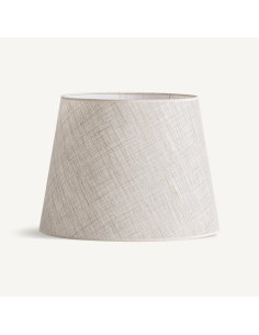 Pantalla de lámpara 40 × 30 × 30 cm en lino blanco roto...