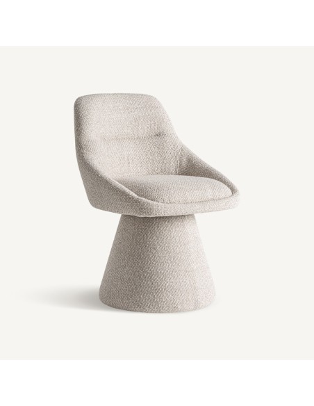 Sillón Giratorio Essen Beige de Vical Home – Diseño Contemporáneo y Confort Premium