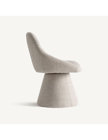 Sillón Giratorio Essen Beige de Vical Home – Diseño Contemporáneo y Confort Premium