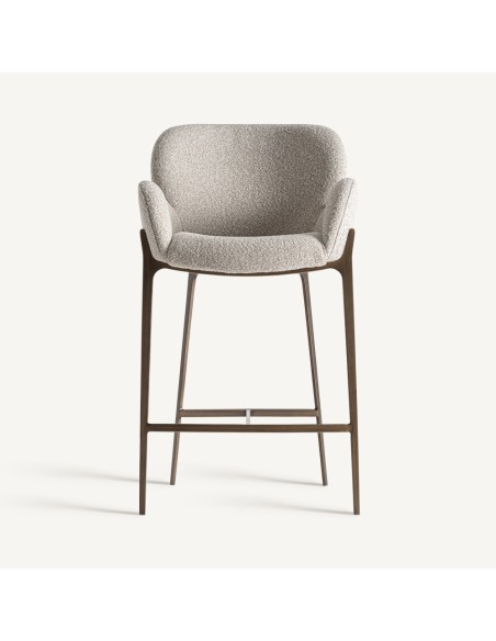 Taburete Uelzen Gris de Vical Home – Estilo Contemporáneo y Confort