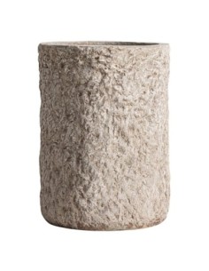 Macetero de cemento blanco con fibra de vidrio Vical Home