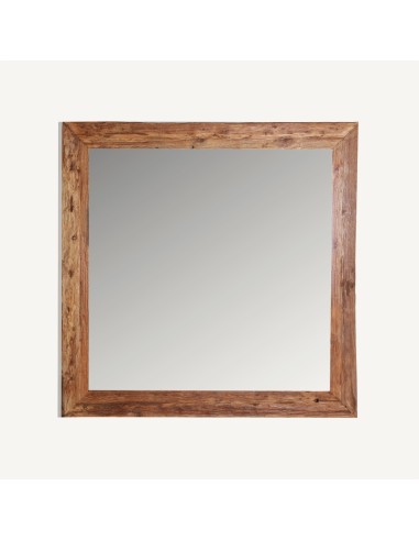 Espejo Lux de Madera de Teka Envejecida – Vical...