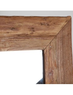 Espejo Lux de Madera de Teka Envejecida – Vical Home 2