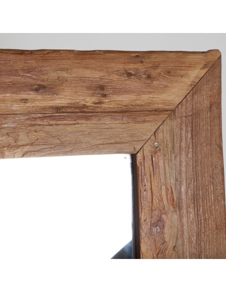 Espejo Lux de Madera de Teka Envejecida – Vical Home