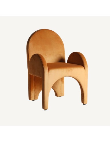 Silla Serfaus en Madera de Caucho Tono Ocre –...