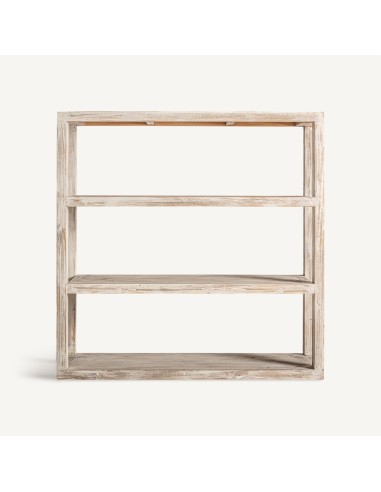 Estantería de Olmo Reciclado Blanco – Estilo...