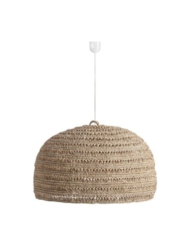 Lámpara de colgar en fibra natural marrón Vical...