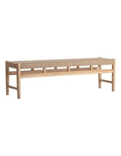 Banco Caen de Madera de Teka Marrón 150 cm Vical Home –... 2
