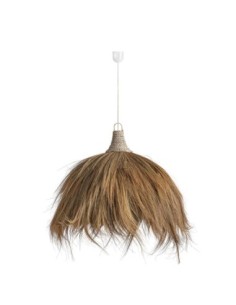 Lámpara de colgar en fibra natural marrón Vical Home 2
