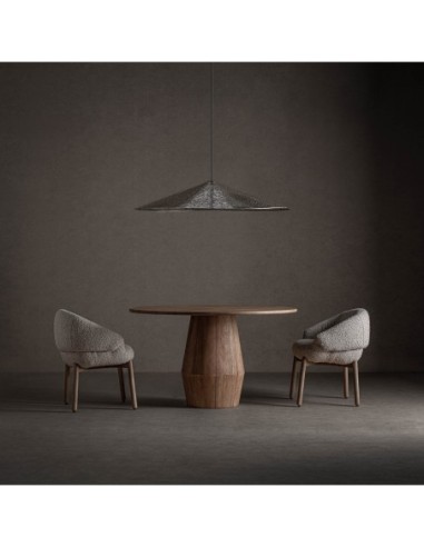 Mesa comedor jacquard de Madera de Mango –...