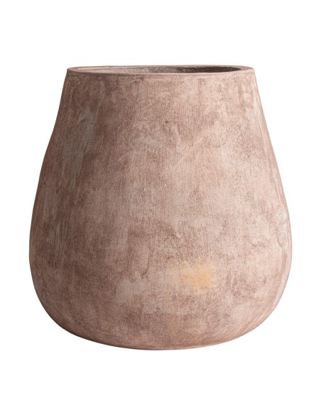 Tinaja de cemento rosa palo con fibra de vidrio Vical Home