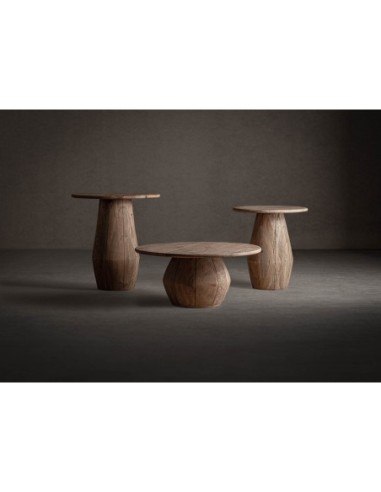 Mesa de centro jacquard de Madera de Mango –...