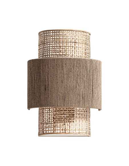 Aplique Kaola VICAL Home en Hierro, Yute y Cuerda – Diseño Boho Natural 42 cm