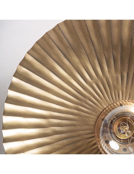 Aplique Jakle VICAL Home en Hierro Dorado – Diseño Circular Art Déco 31 cm