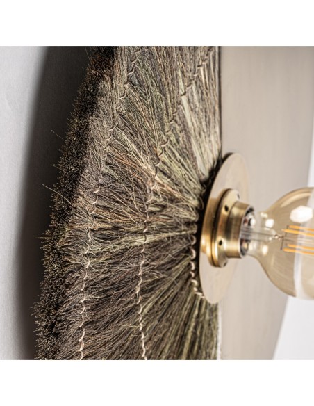 Aplique Helkie VICAL Home en Latón Dorado y Hierro – Diseño Semicircular 61 cm