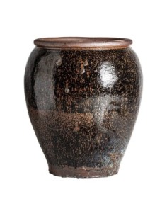 ánfora surtido anquelina de cerámica en tonos marrones -...