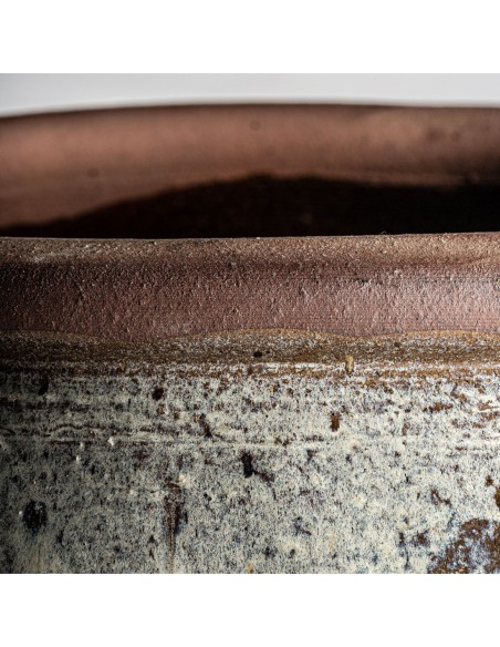 ánfora surtido anquelina de cerámica en tonos marrones - Estilo colonial