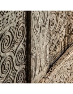 Panel decorativo Oriental Marrón de Madera Tropical –... 2