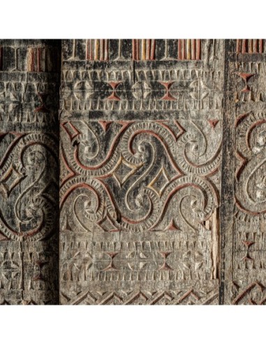 Panel decorativo Oriental Marrón de Madera...