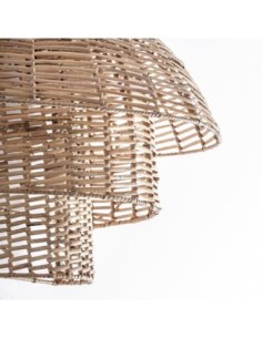 Aplique Plissé VICAL Home – Ratán marrón estilo nórdico... 2