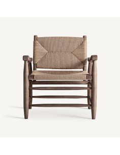 Sillón Driedorf de Estilo Clásico en Madera y Cuerda –... 2