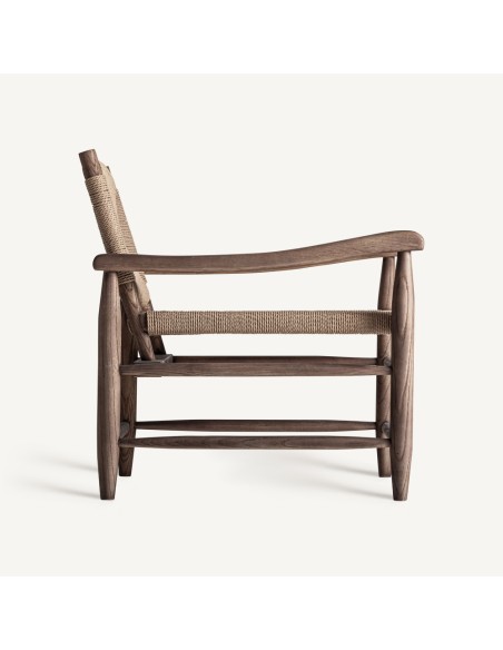 Sillón Driedorf de Estilo Clásico en Madera y Cuerda – Vical Home