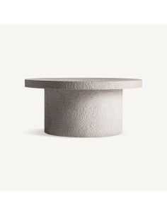 Mesa de Centro Banfe en Cemento Blanco Roto – Vical Home