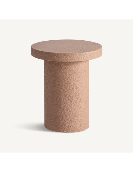 Mesa de Centro Banfe en Cemento Terracota – Vical Home (48×48×57 cm)