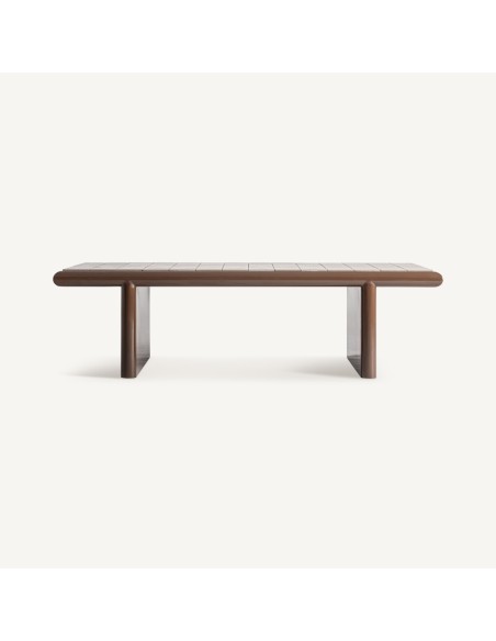 Mesa de Centro Kurten Marrón – Vical Home (146×66×41 cm)