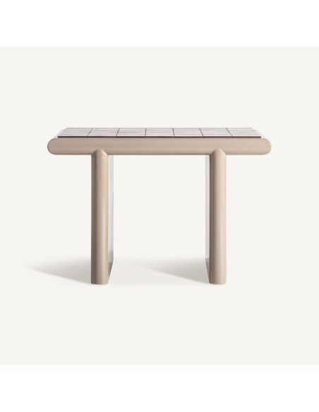 Mesa de Centro Kurten Beige – Vical Home (76×55×50 cm)