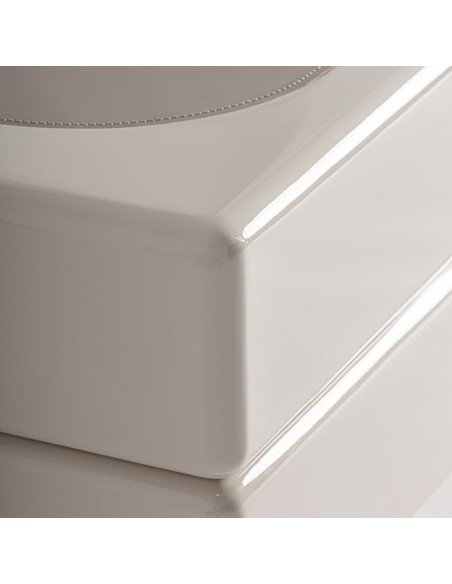 Mesa de Centro Whiel Crema – Vical Home (140×35×29 cm)