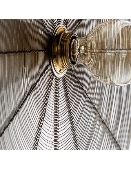 Aplique Redondo Colonial en Hierro Dorado Envejecido – Vical Home