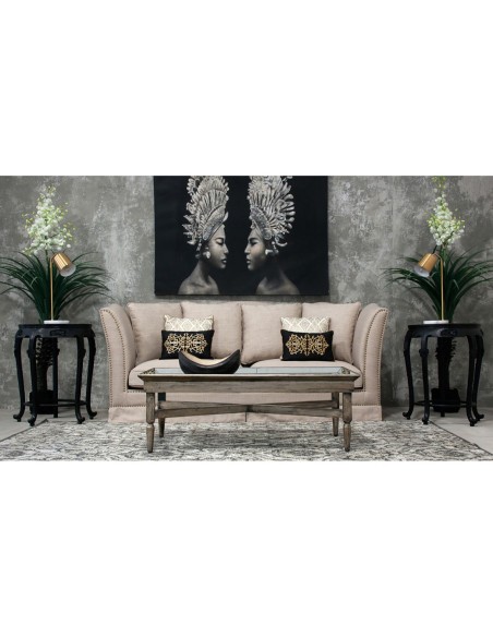 Lienzo caras balinesas