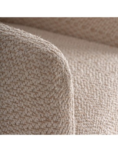 Sillón Liermo Contemporáneo en Yute Blanco Roto...