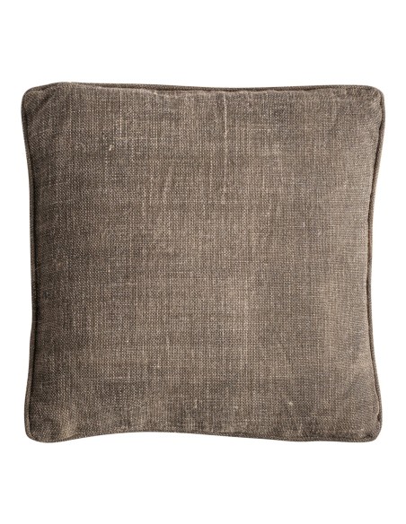 Cojín Nefer de yute beige y fibra natural verde – Vical Home | 45x20x45 cm
